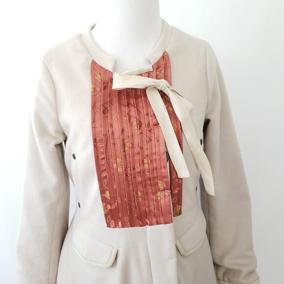 Odd Molly Colonial Military Embroidered Applique Coat Wool Ruffle Women XS - Picture 4 of 13